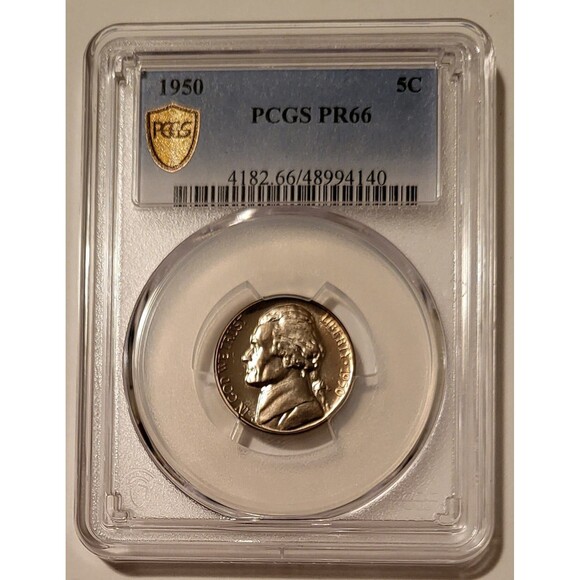 1950 Jefferson Nickel PR66 PCGS Low Proof Mintage GSH - Picture 1 of 2